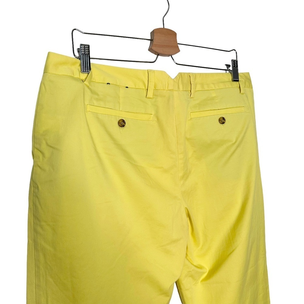 Lands End | Yellow Low Rise Slim Leg Pants Size 12 - Picture 4 of 8